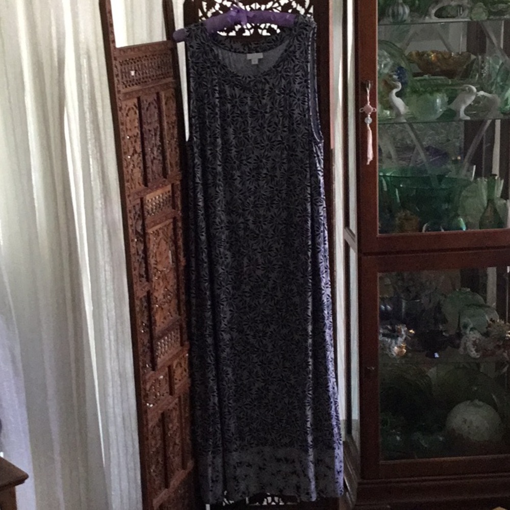 XL J Jill Sleeveless Long Dress